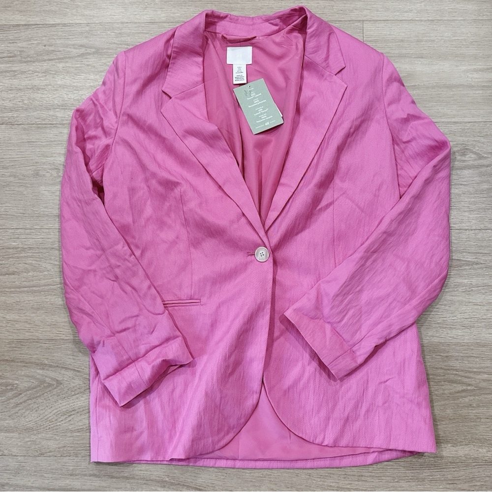NWT H&M Women's Pink Blazer size S